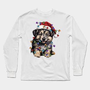 Christmas Puppy Long Sleeve T-Shirt